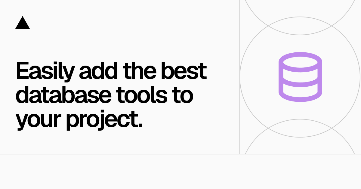 Vercel Marketplace for Database